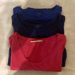 Three Loft Tees (1 Sleeveless)